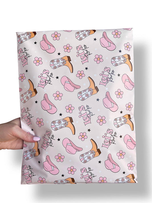 Trendy Chick Mailers - 10x13 Let’s Rodeo Poly Mailers: 500 pack