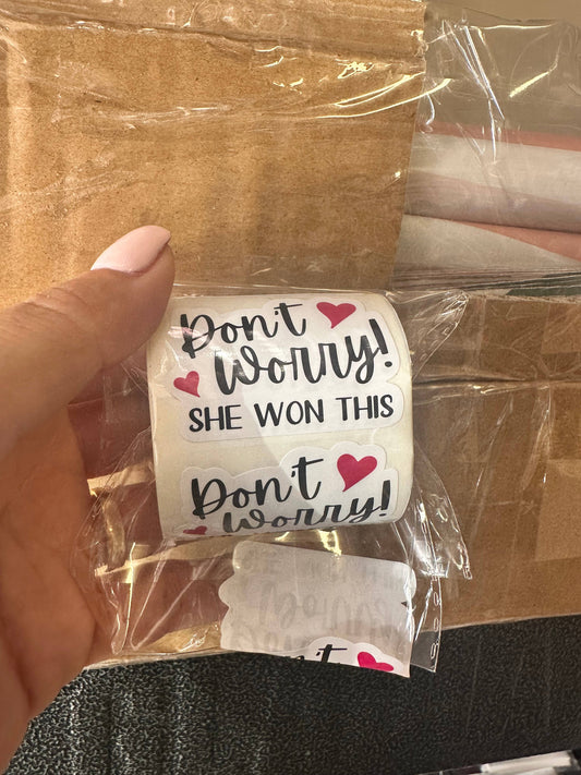 Majestic mailers - Packaging stickers qty 100