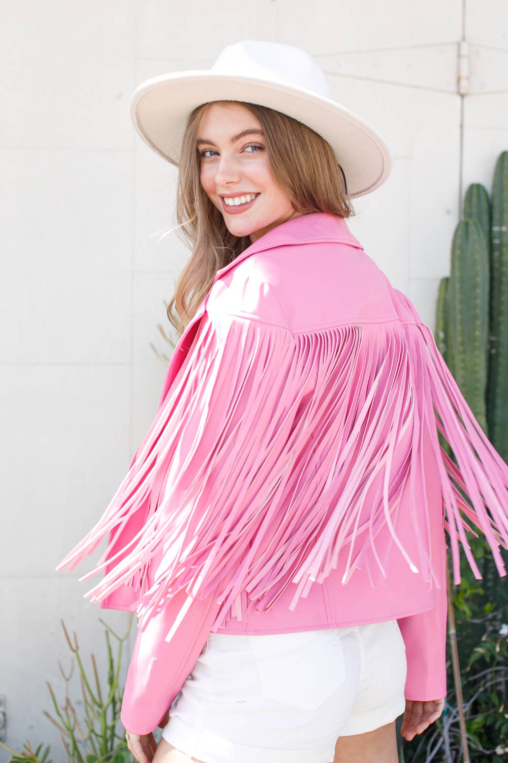 Blue B - 31120J - Mineral Washed Thermal Crop Button Up Shirt Jacket: BROWN / MEDIUM